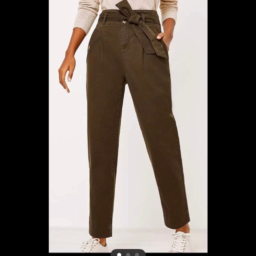 Ann Taylor paper bag pants